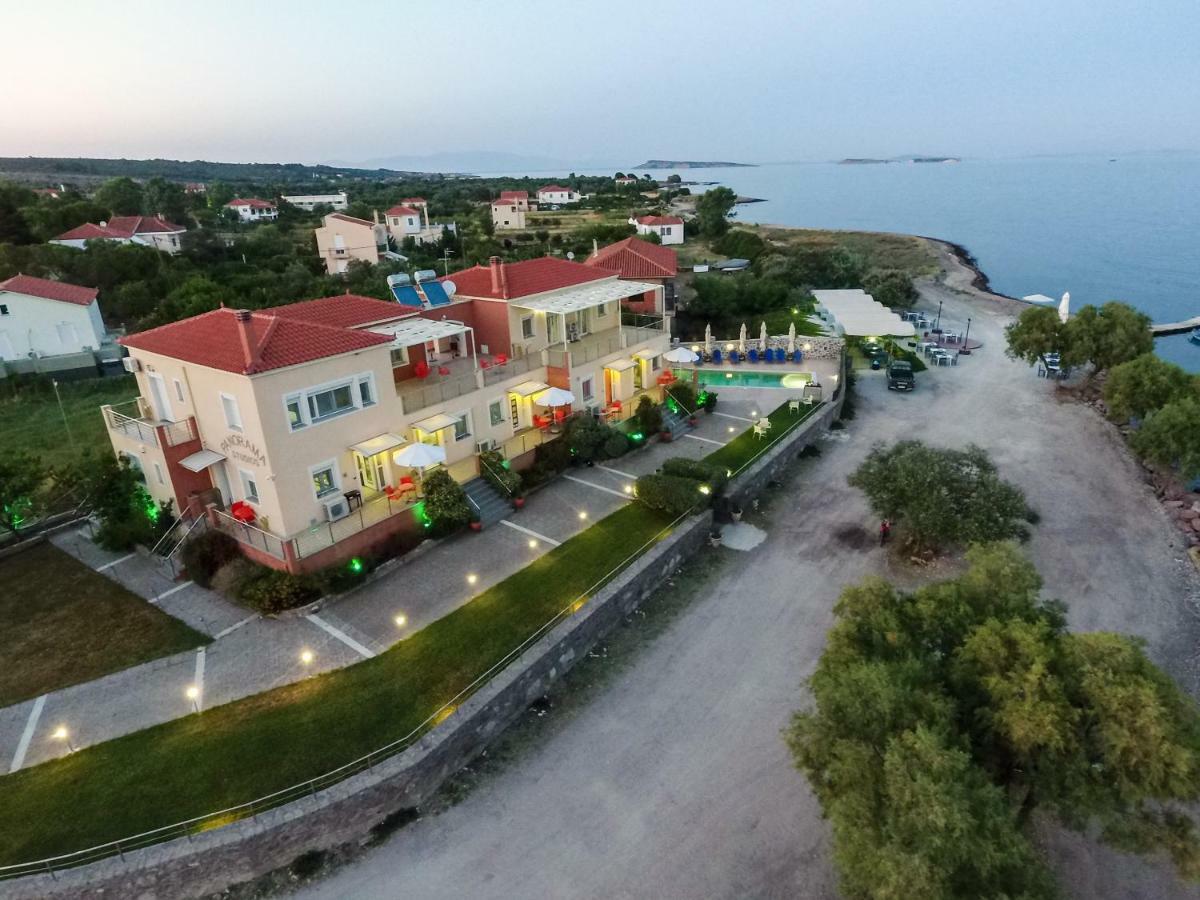 Palaiologou Panorama Apartments Mantamádos Eksteriør bilde